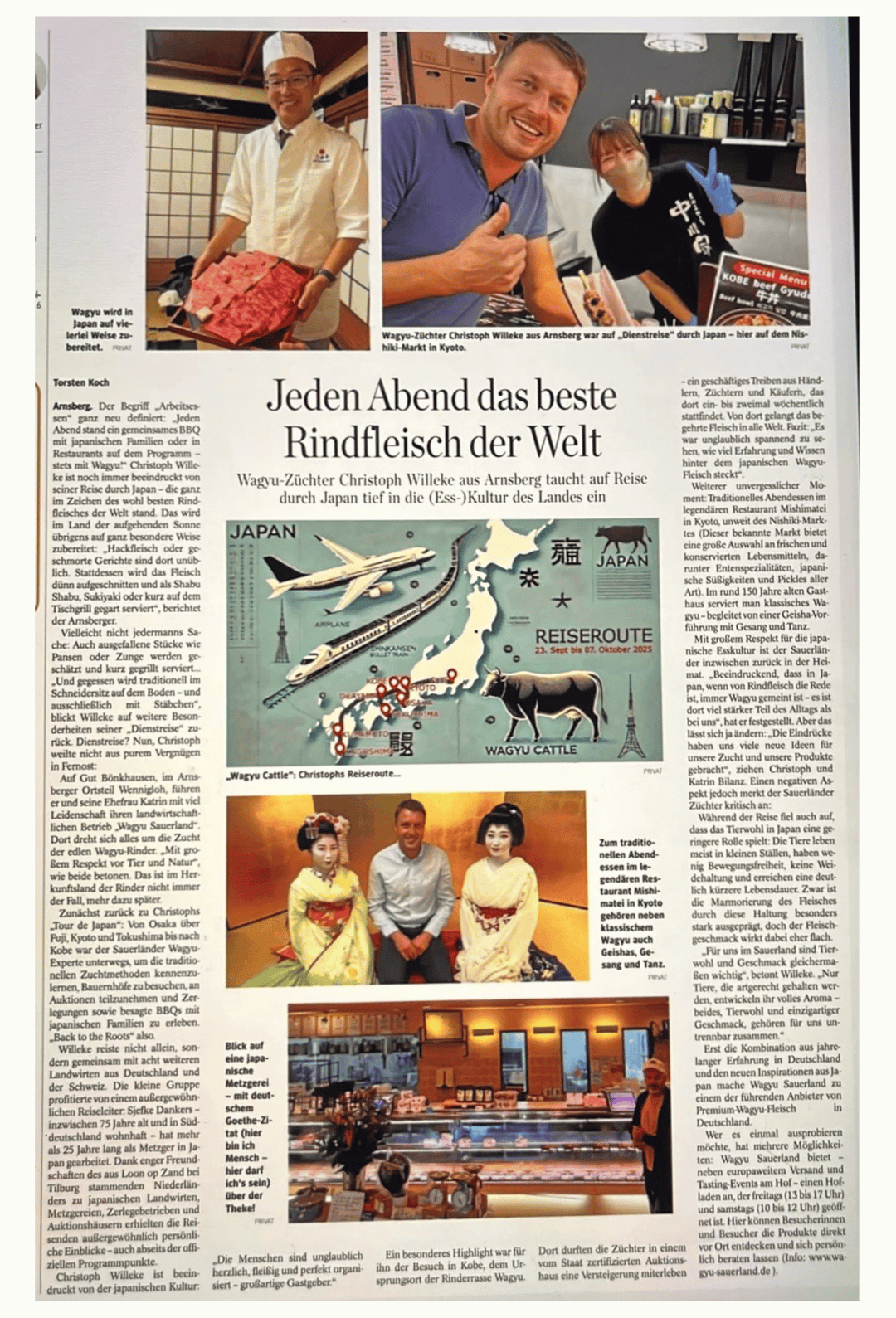 JEDEN ABEND DAS BESTE RINDFLEISCH DER WELT