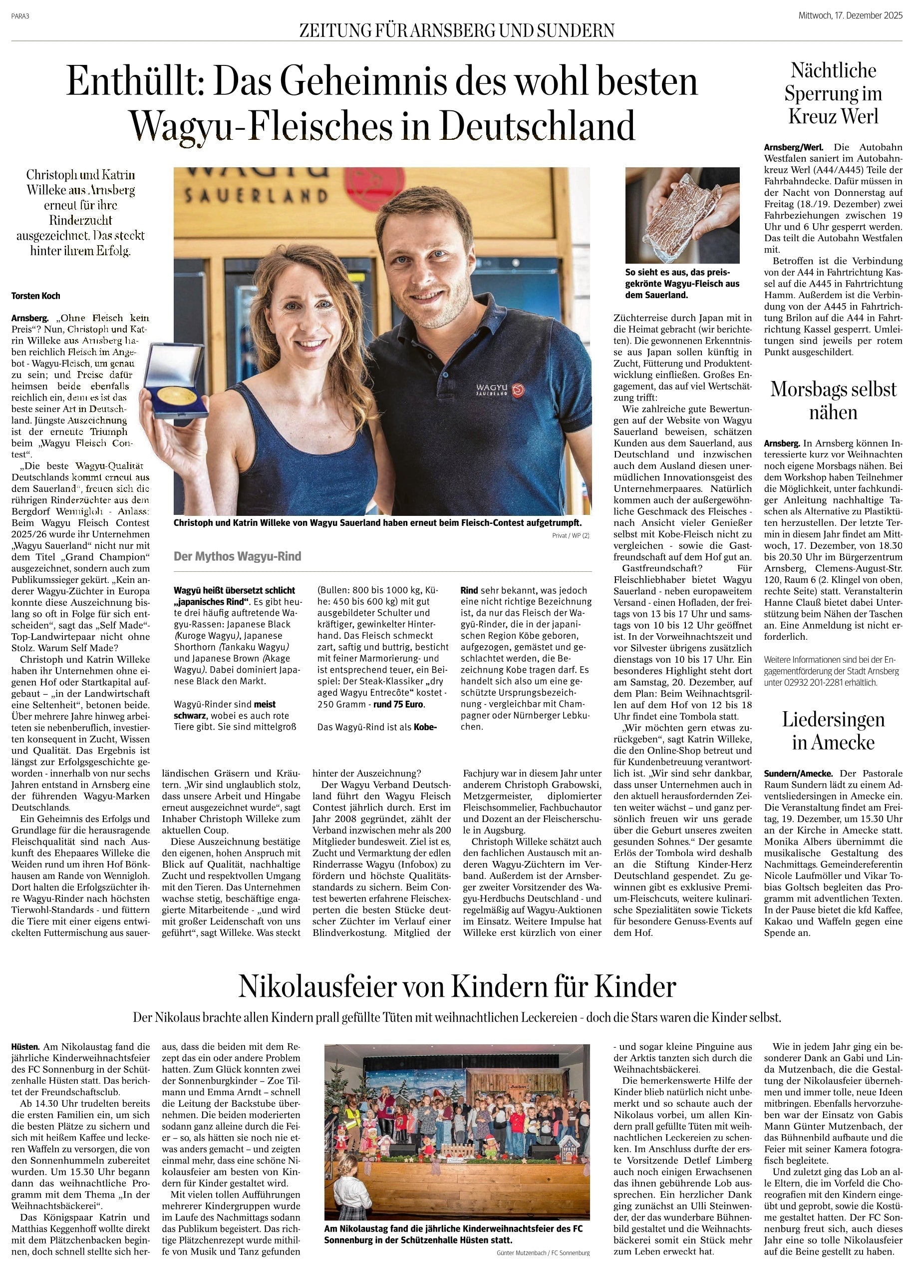 ENTHÜLLT: DAS GEHEIMNIS DES WOHL BESTEN WAGYU-FLEISCHES IN DEUTSCHLAND