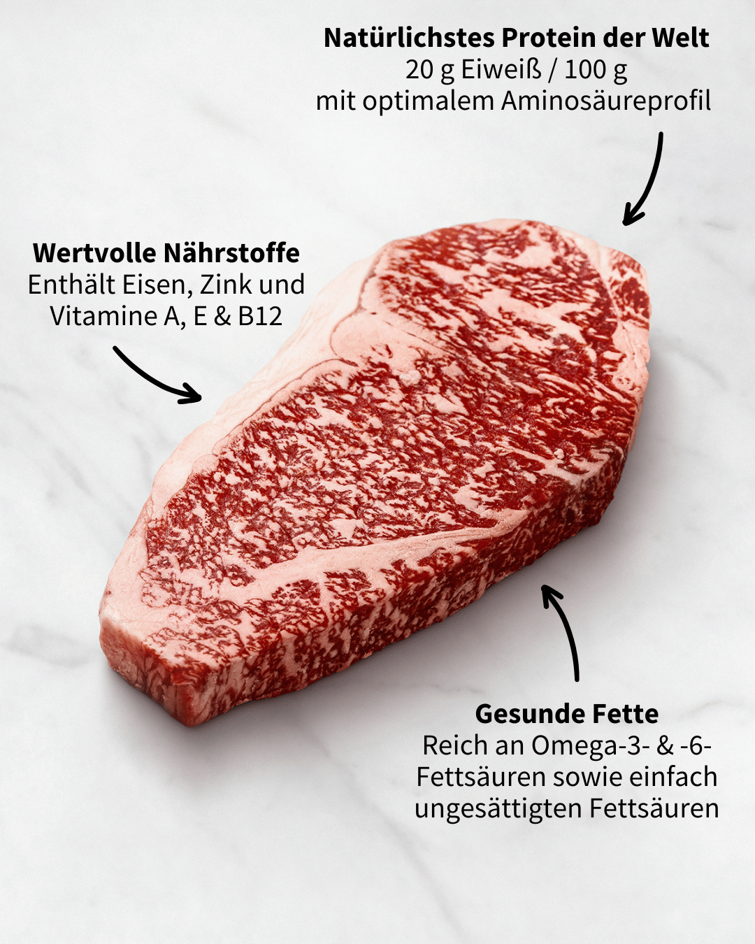 WAGYU STRIPLOIN / RUMPSTEAK / ROASTBEEF