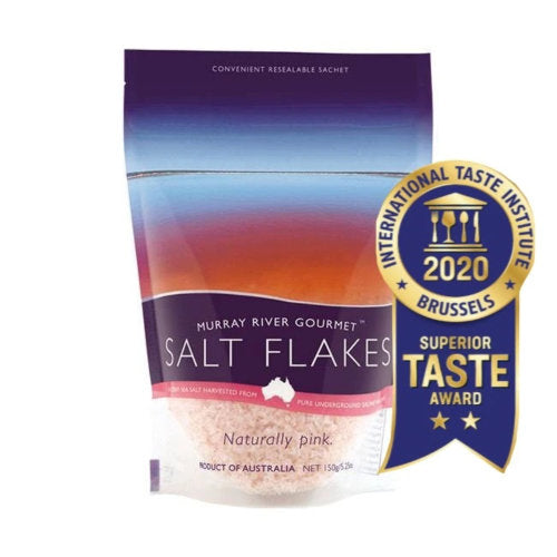 MURRAY RIVER GOURMET SALT, Steaksalz, grob, blaue Verpackung, 150g